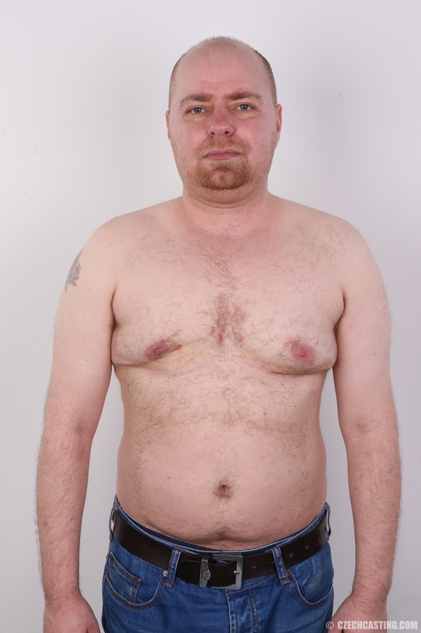 Chubby bald sex change guy strips to reveal - XXX Dessert - Picture 7