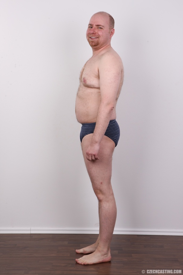 Chubby bald sex change guy strips to reveal - XXX Dessert - Picture 10