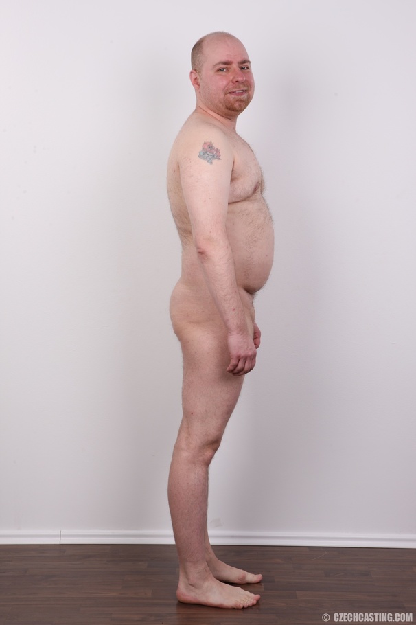 Chubby bald sex change guy strips to reveal - XXX Dessert - Picture 14