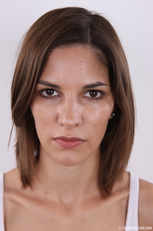 Slim attractive chick white top and black p - XXX Dessert - Picture 1