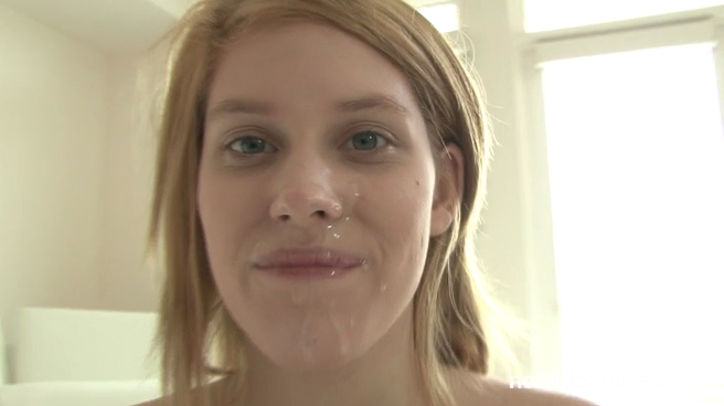 Blonde with cum on face, erotic blowjobs, c - XXX Dessert - Picture 18