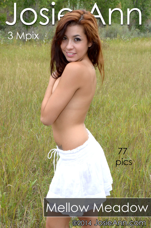 Hot brunette in sexy short dress strips on  - XXX Dessert - Picture 1