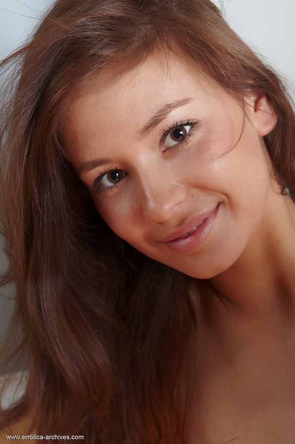 Brown-haired fawn sitting on a stool in her - XXX Dessert - Picture 7