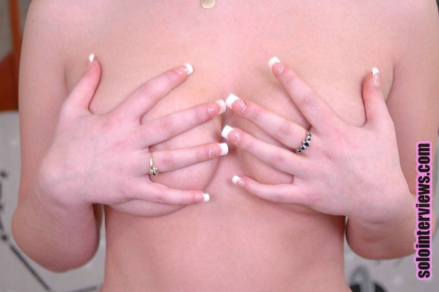 Pretty toots in striped panties touches her - XXX Dessert - Picture 10