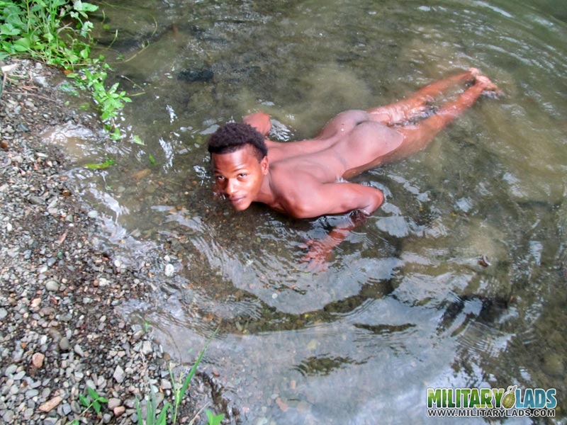 Naked brother showing off his yummy privates in the river. - XXXonXXX - Pic 1
