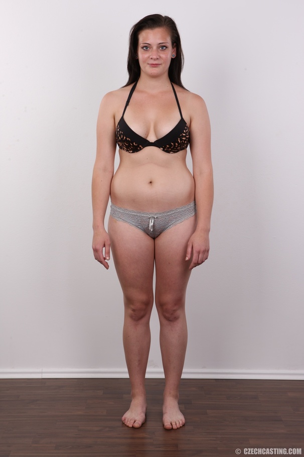 Brunette chick with apple tits and shaved s - XXX Dessert - Picture 7