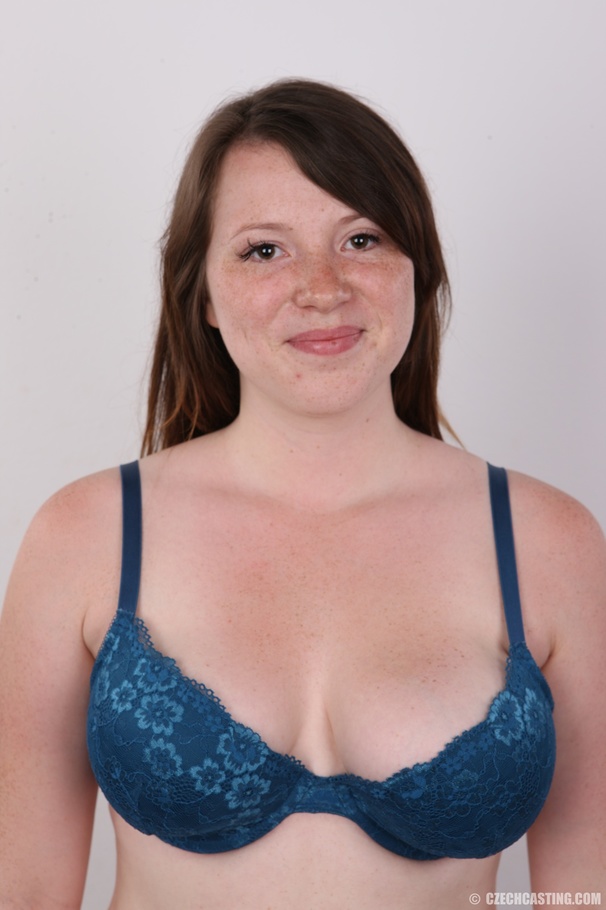 Plump freckled girl with big juggs enjoys h - XXX Dessert - Picture 6