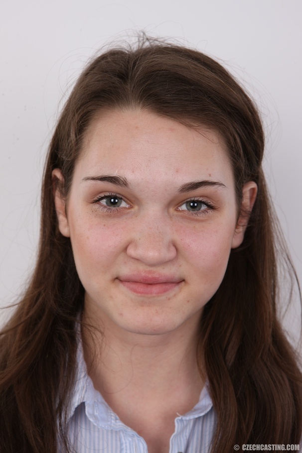 Slim long-haired brunette girl with small t - XXX Dessert - Picture 1