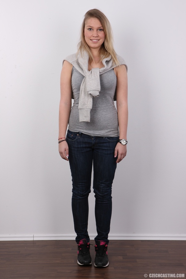 Fit fair-haired gal in a black lingerie loo - XXX Dessert - Picture 2