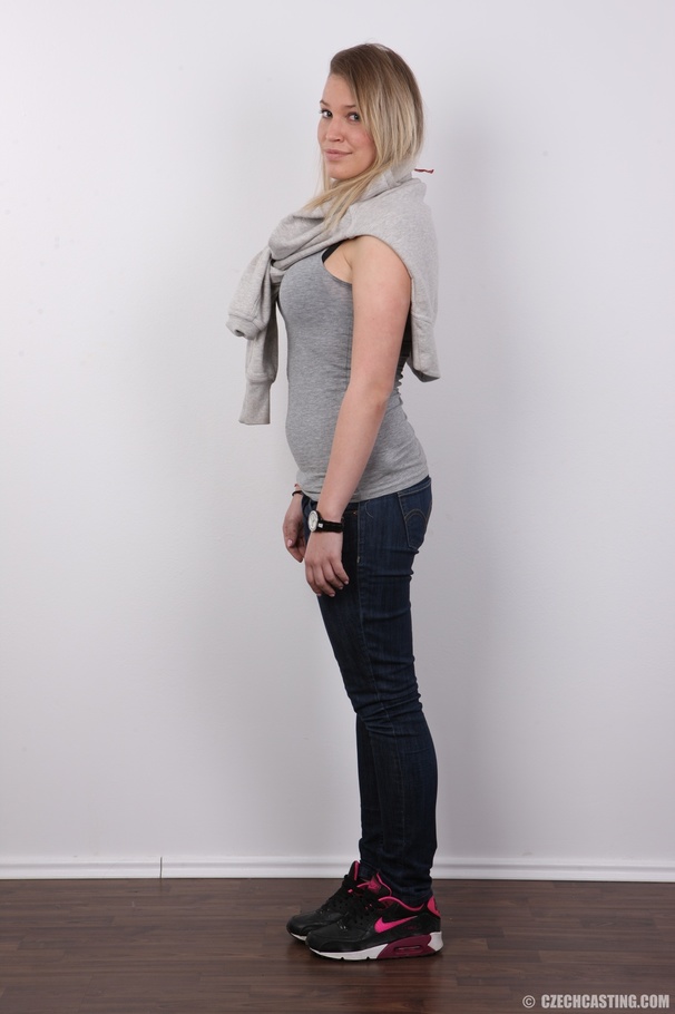 Fit fair-haired gal in a black lingerie loo - XXX Dessert - Picture 3