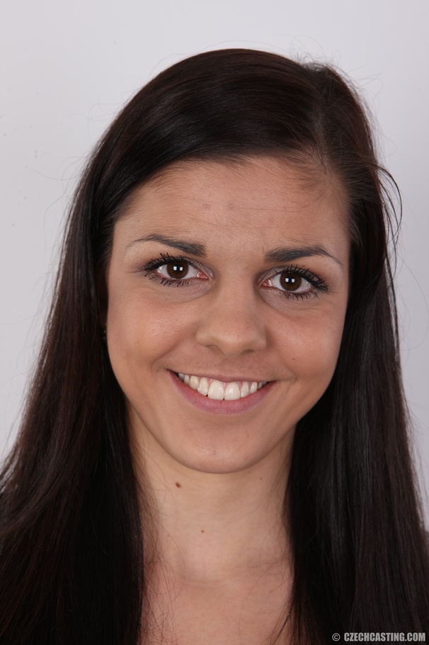 Brunette cutie with small tits fells shy at - XXX Dessert - Picture 1