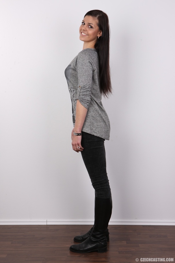 Brunette cutie with small tits fells shy at - XXX Dessert - Picture 3