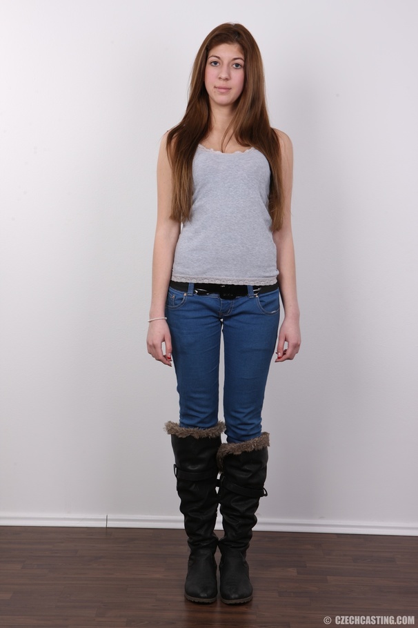 Slim teen girl with reddish hair and small  - XXX Dessert - Picture 2