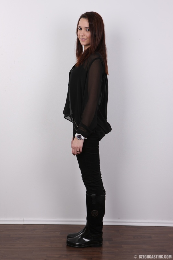 Slender brunette babe with a tattoo looks v - XXX Dessert - Picture 3