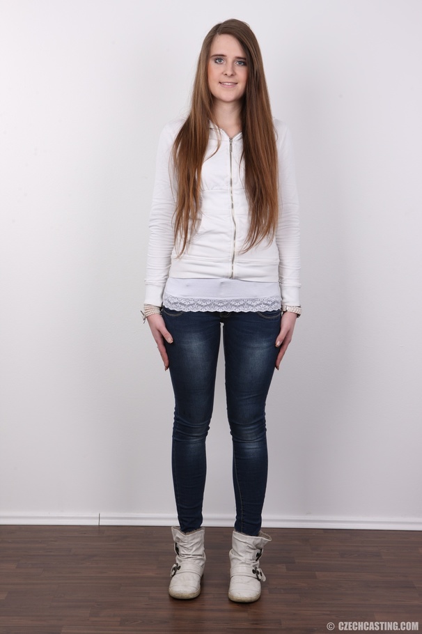 Long-haired student with small tits doing h - XXX Dessert - Picture 2