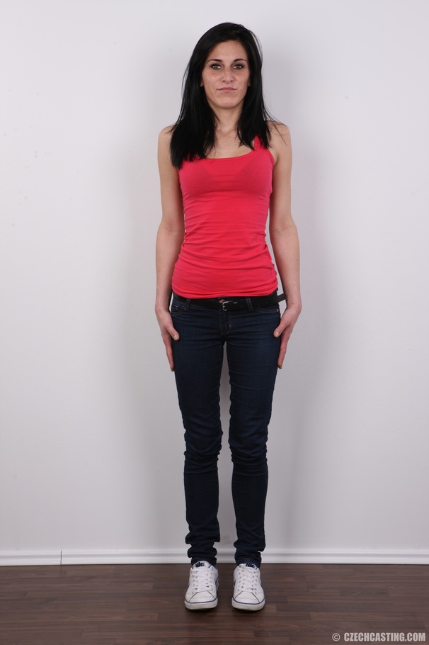 Shy brunette chick with lovely and slim bod - XXX Dessert - Picture 2