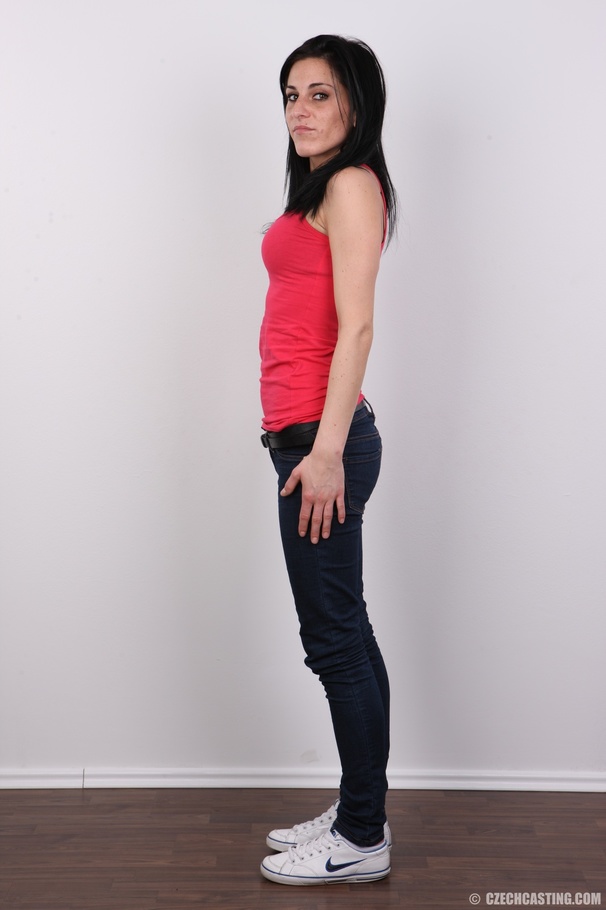 Shy brunette chick with lovely and slim bod - XXX Dessert - Picture 3