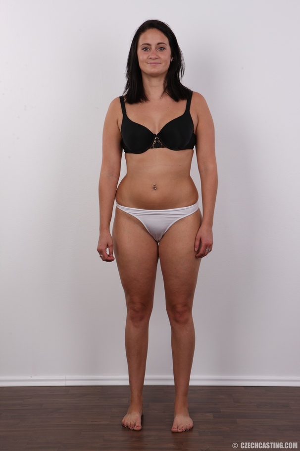 Nice brunette babe with small tits and shav - XXX Dessert - Picture 7