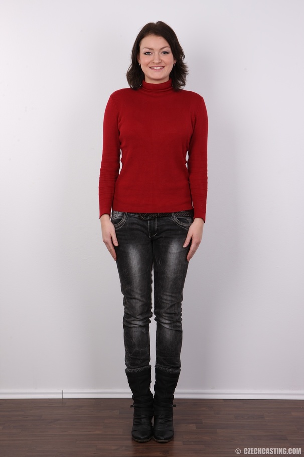 Well-bred brunette babe with small tits str - XXX Dessert - Picture 2