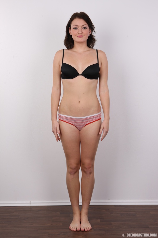 Well-bred brunette babe with small tits str - XXX Dessert - Picture 7