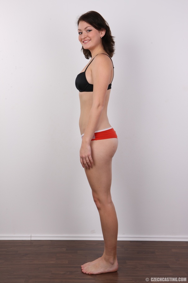 Well-bred brunette babe with small tits str - XXX Dessert - Picture 8