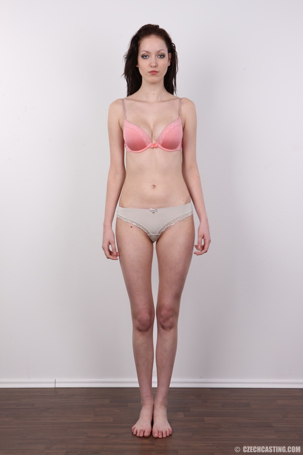 Slim brunette teen with apple tits flauntin - XXX Dessert - Picture 7