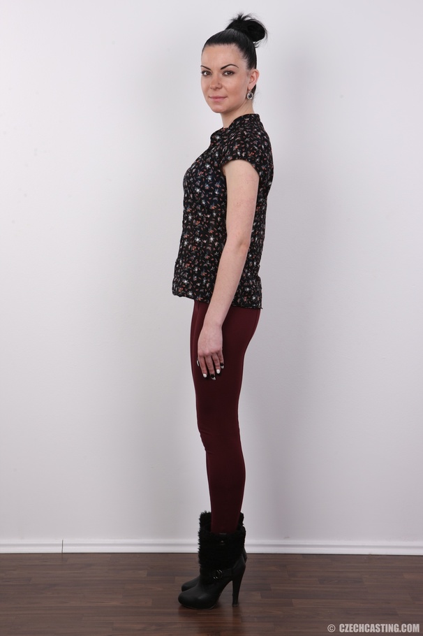 Small-titted brunette babe in a blue linger - XXX Dessert - Picture 3