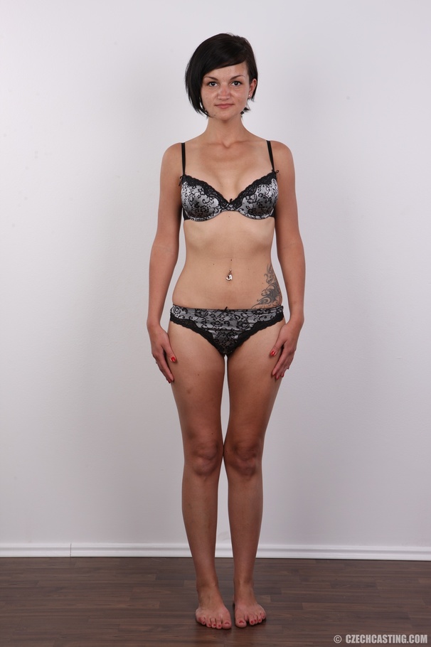 Slim short-haired brunette babe with a tatt - XXX Dessert - Picture 7