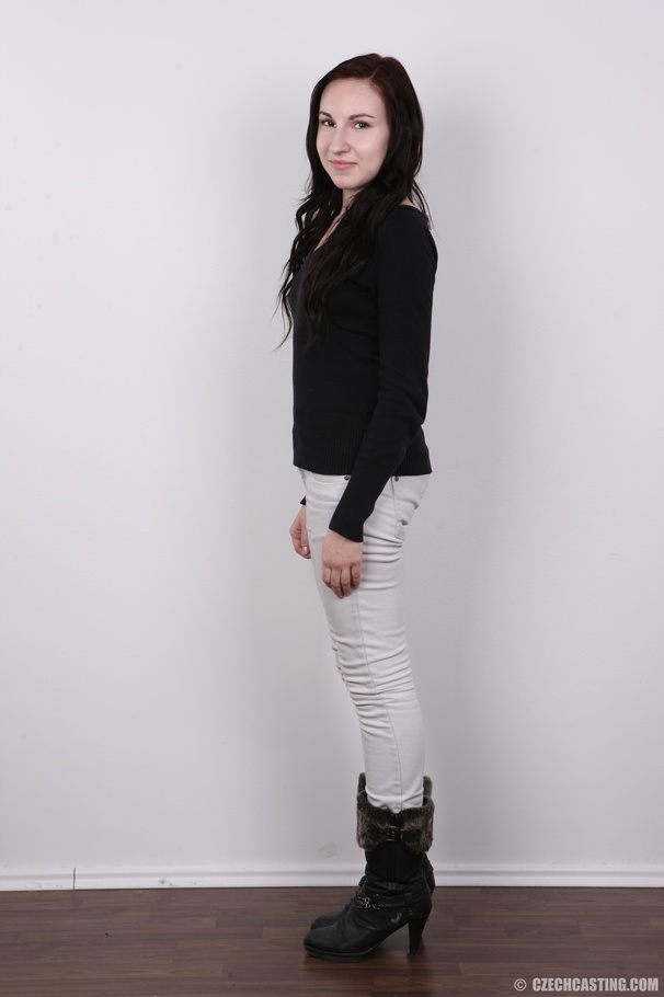 Small-titted brunette teen chick with long  - XXX Dessert - Picture 3