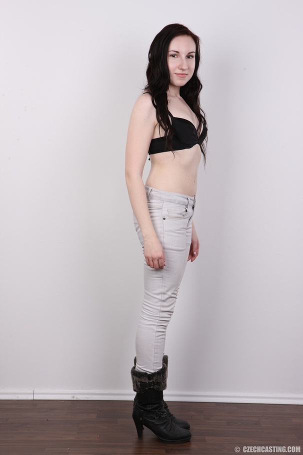 Small-titted brunette teen chick with long  - XXX Dessert - Picture 5