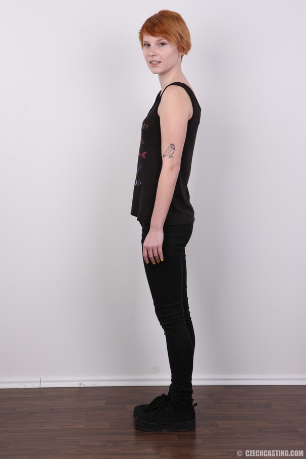 Amazing teen redhead with colorful tattoos  - XXX Dessert - Picture 3