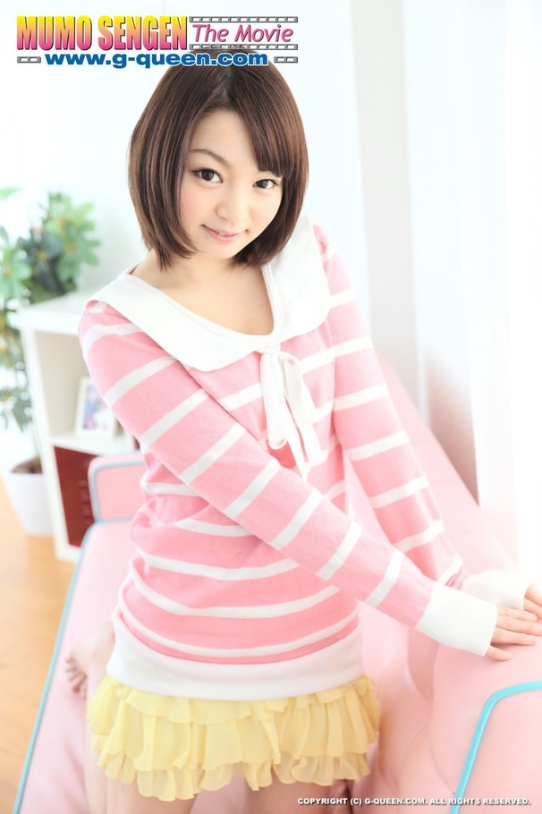 Pretty miss in a yellow skirt and white pan - XXX Dessert - Picture 1