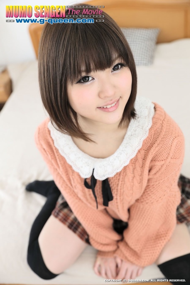 Delish mare in a plaid skirt flashes her ba - XXX Dessert - Picture 4