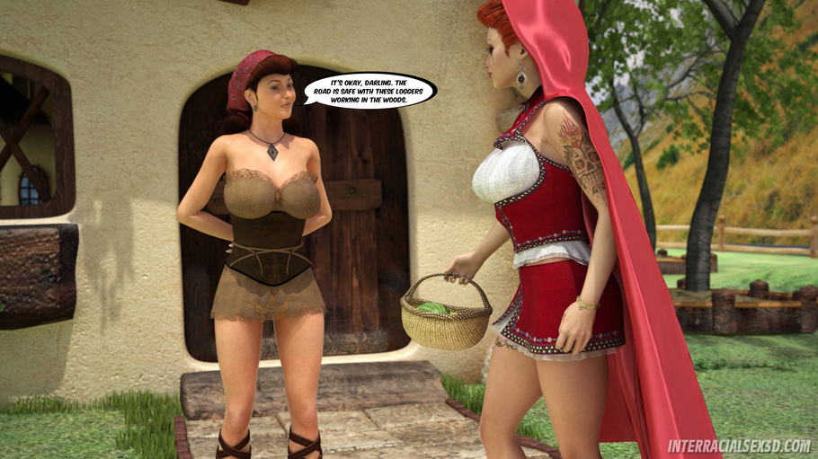 910px x 511px - Slutty the Little Red Riding-hood's mother enjoys hard ...