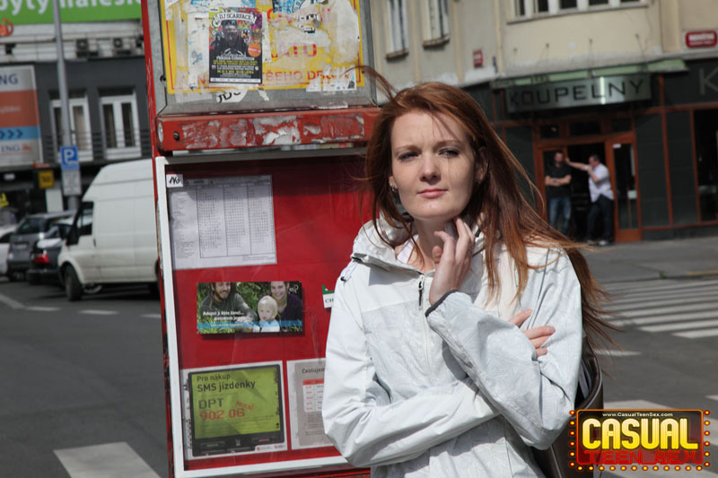 Marvelous whore in a white jacket and black pants gets porked on the sofa. - XXXonXXX - Pic 1