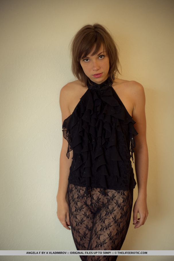 Gorgeous brunette loves to tease as she pos - XXX Dessert - Picture 1