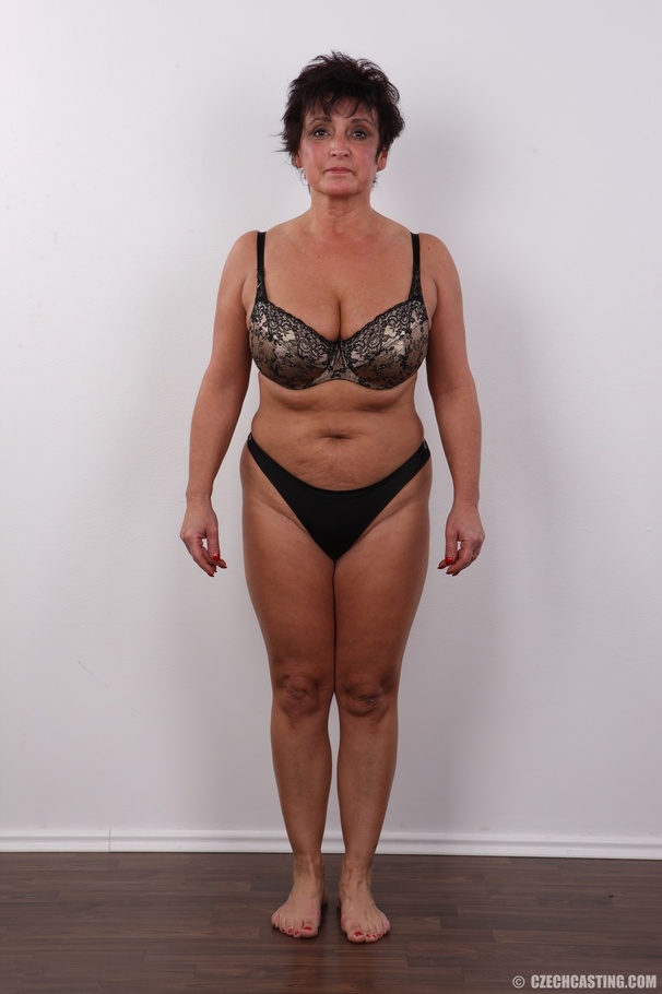 MILF chick takes off her all black dress, b - XXX Dessert - Picture 4