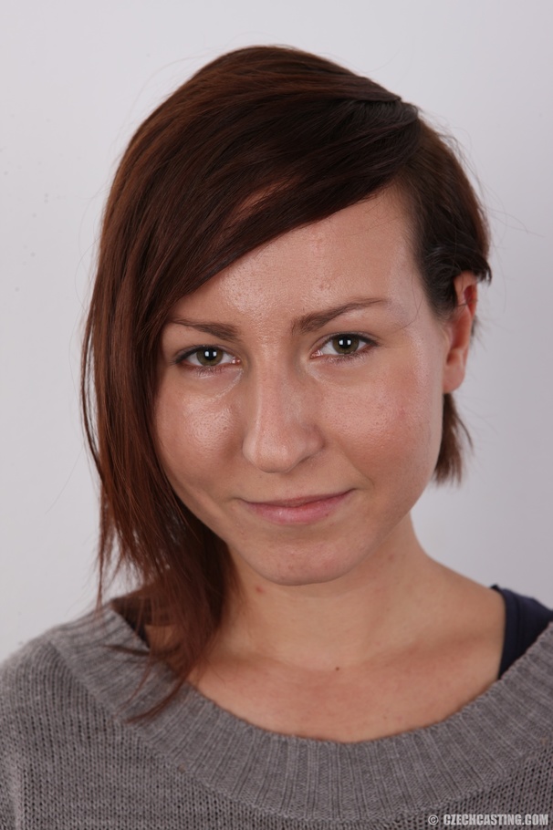 Sweet babe wearing gray sweater, black legg - XXX Dessert - Picture 1