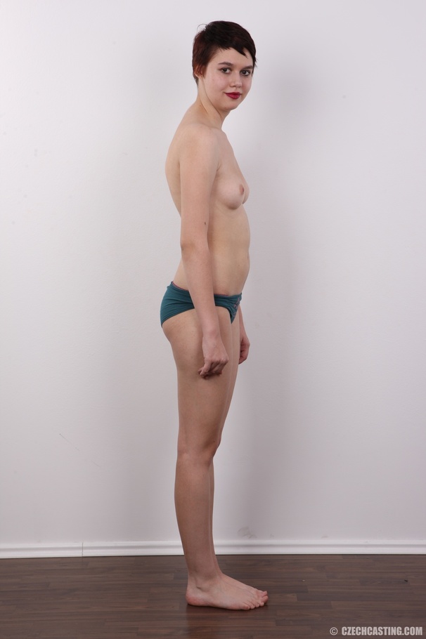 Short haired brunette wearing green blouse, - XXX Dessert - Picture 10