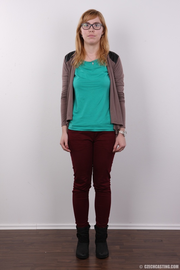 Nerdy chick with glasses wearing turquoise  - XXX Dessert - Picture 2