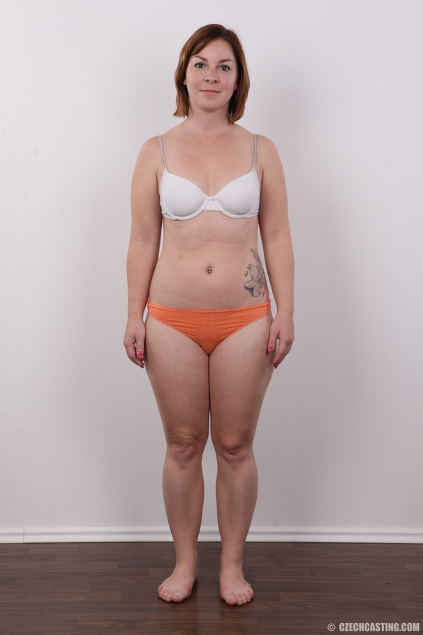 Cute redhead in printed black shirt, blue j - XXX Dessert - Picture 7