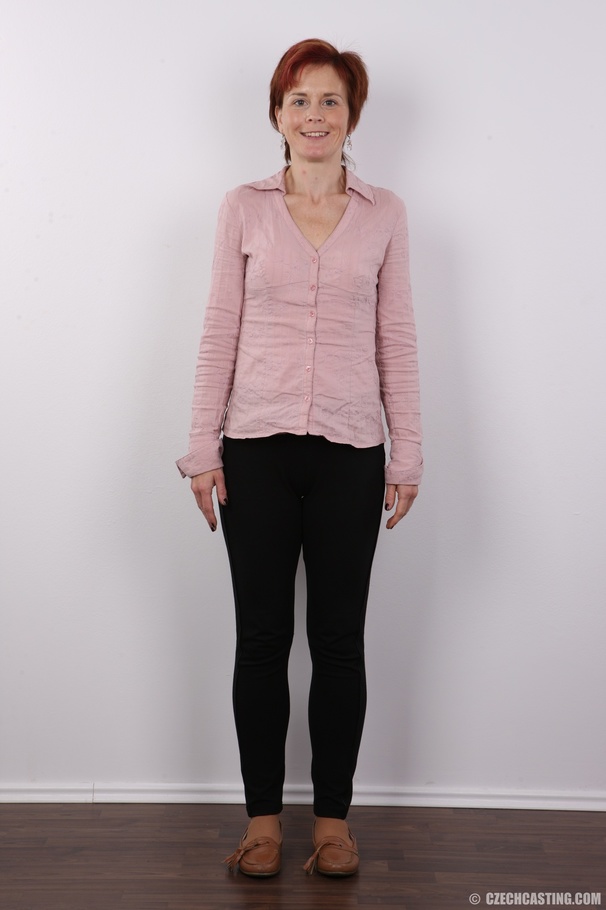 Redhead MILF slowly strips off her pink blo - XXX Dessert - Picture 2