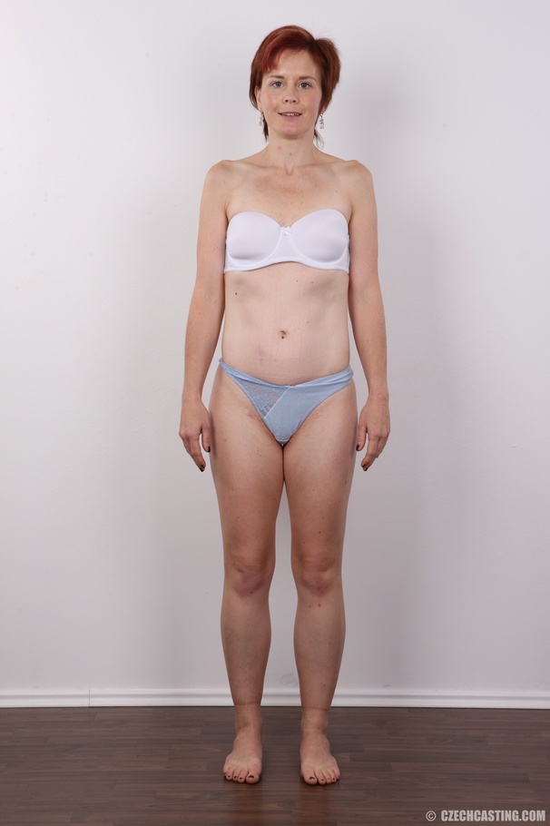 Redhead MILF slowly strips off her pink blo - XXX Dessert - Picture 7