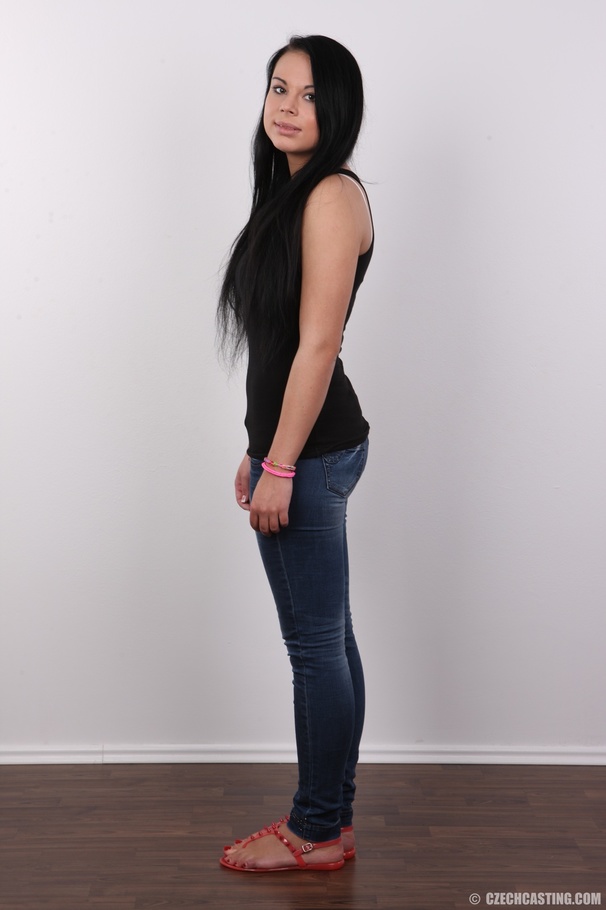 Gorgeous chick slowly getting naked as she  - XXX Dessert - Picture 3