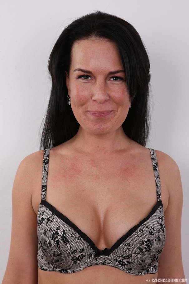 Hot MILF slowly peels off her black shirt,  - XXX Dessert - Picture 6