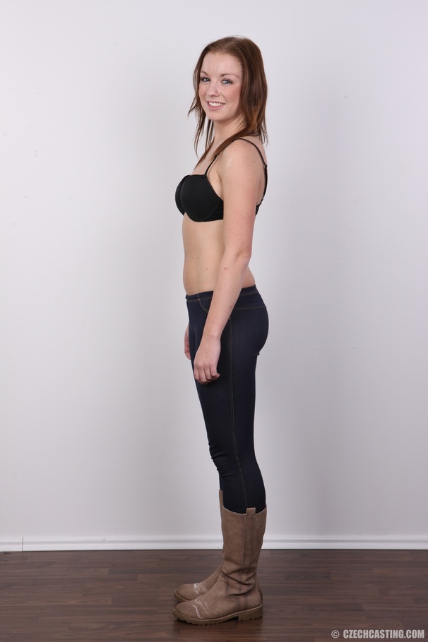 Gorgeous brunette wearing pink jacket, blac - XXX Dessert - Picture 5