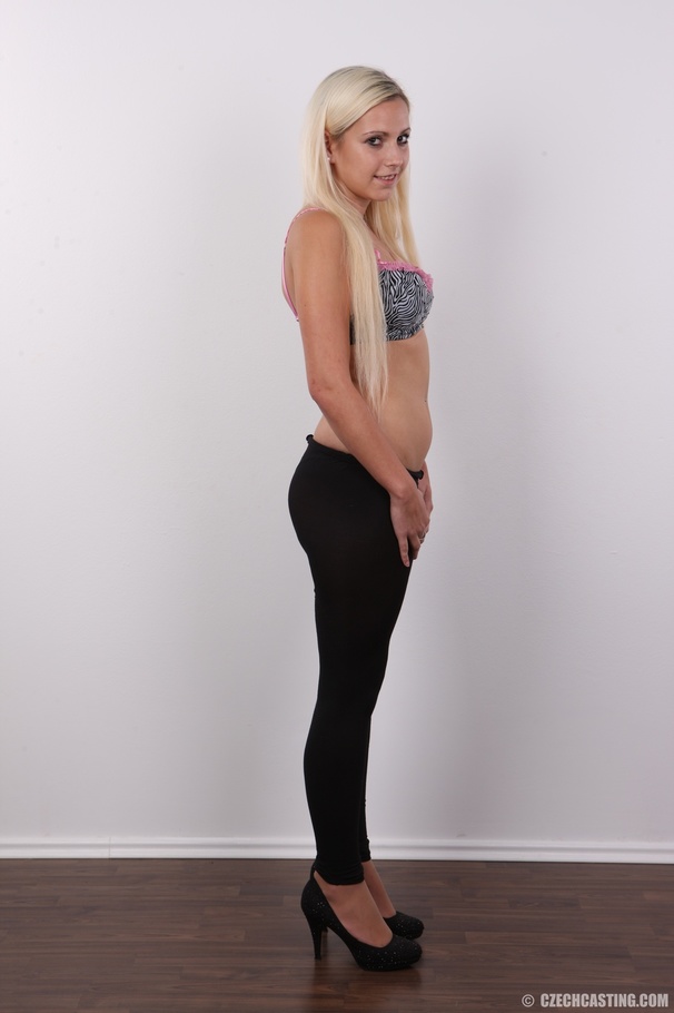 Blonde cutie in all black dress, leggings a - XXX Dessert - Picture 5