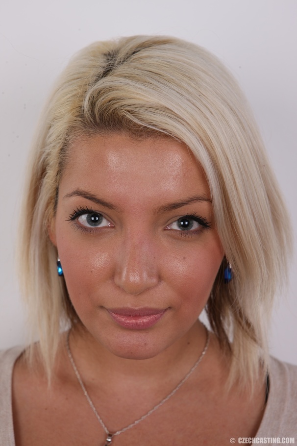 Gorgeous blonde takes off her dirty white b - XXX Dessert - Picture 1