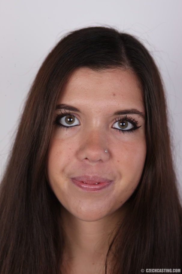 Foxy brunette wearing black jacket, pink an - XXX Dessert - Picture 1