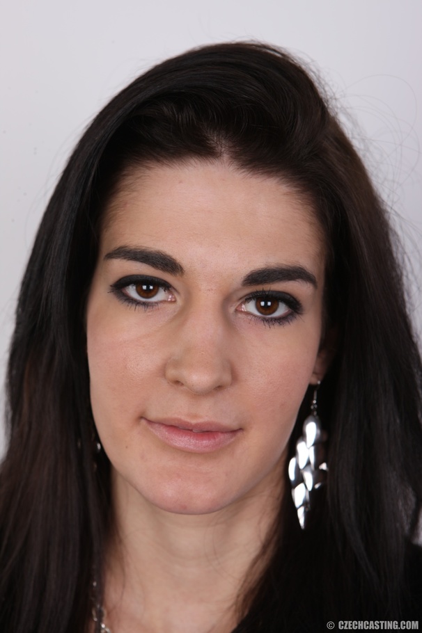 Beautiful chick wearing black shirt, white  - XXX Dessert - Picture 1